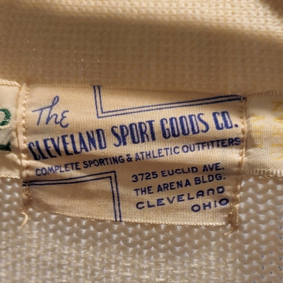 Vintage 1965 Varsity Button Up Letter Sweater Green & White - Picture 4 of 12